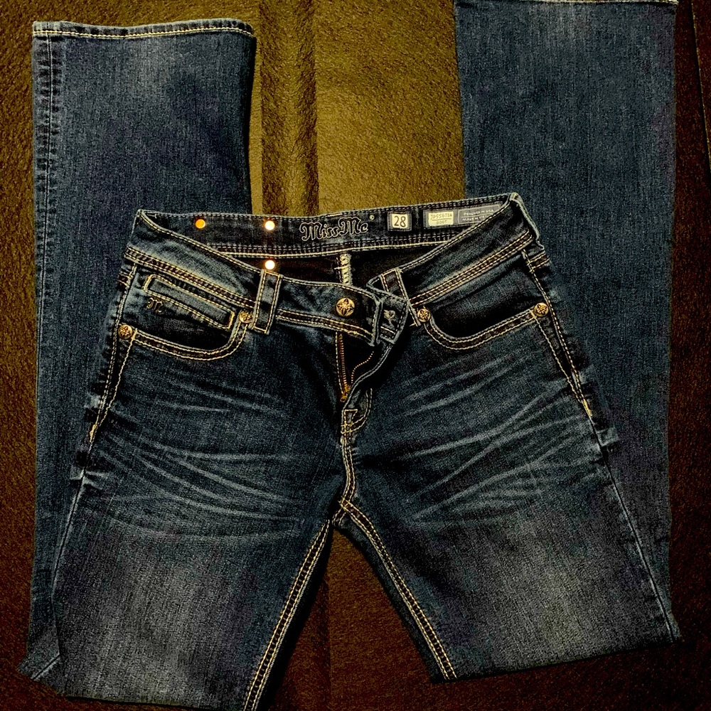 Miss Me size 28/34 boot cut denim jeans